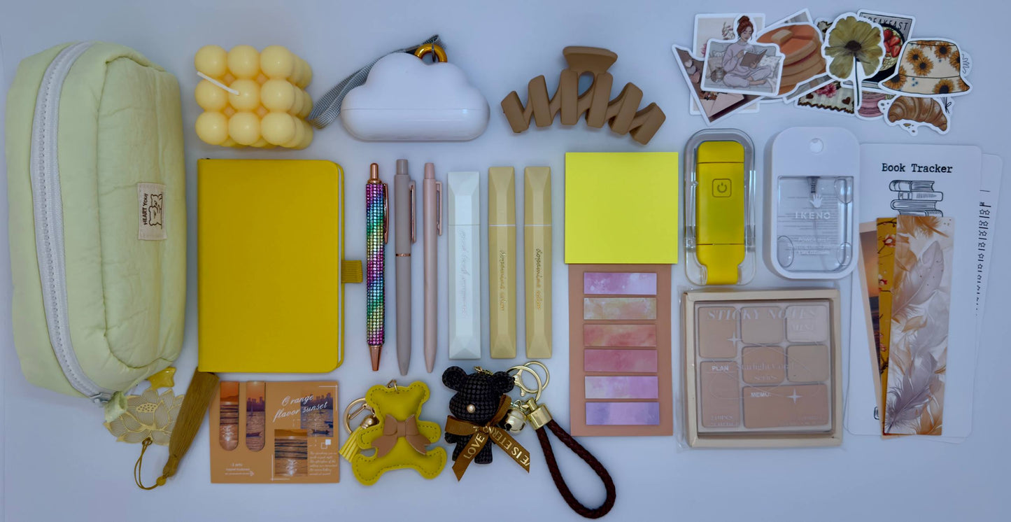 Aesthetic Gift Set – 5 Color Options | Notebook & Accessories Bundle