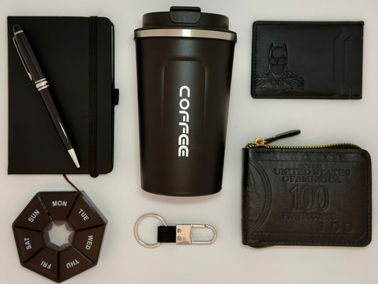 Premium Men’s Gift Set – Coffee Cup, Wallet & Essentials Kit